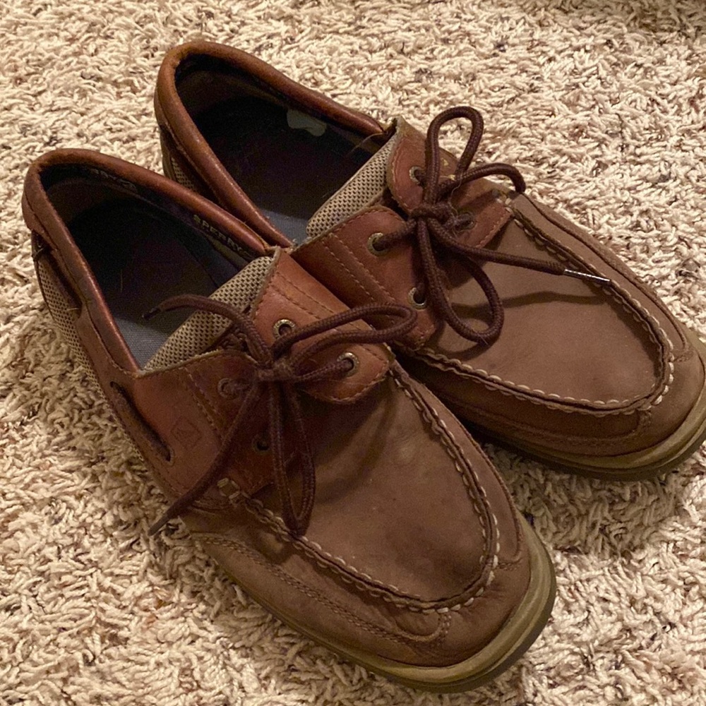 Sperry Top Siders Dark Brown Size 12